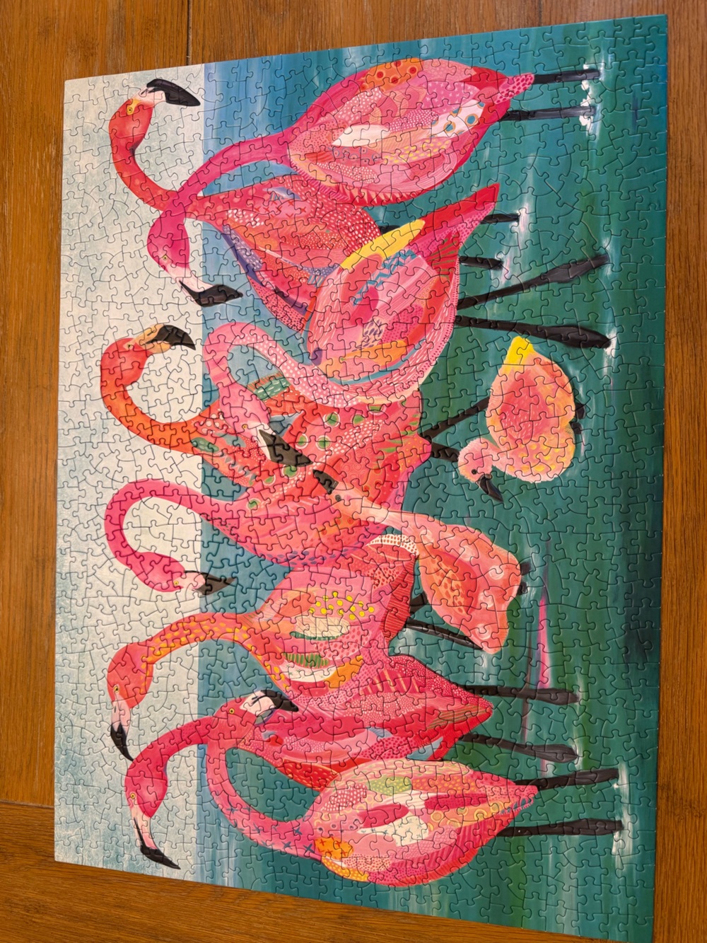 Werkshoppe Flamingo Beach 1000 piece Puzzle - Picture 3 of 3